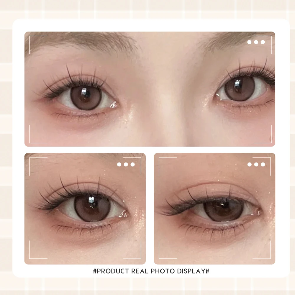 Yelix Kleberfreie falsche Wimpern, selbstklebende DIY-Cluster-Wimpern, natürliche tägliche Wimpern für koreanisches Augen-Make-up-Werkzeug, 10 Reihen