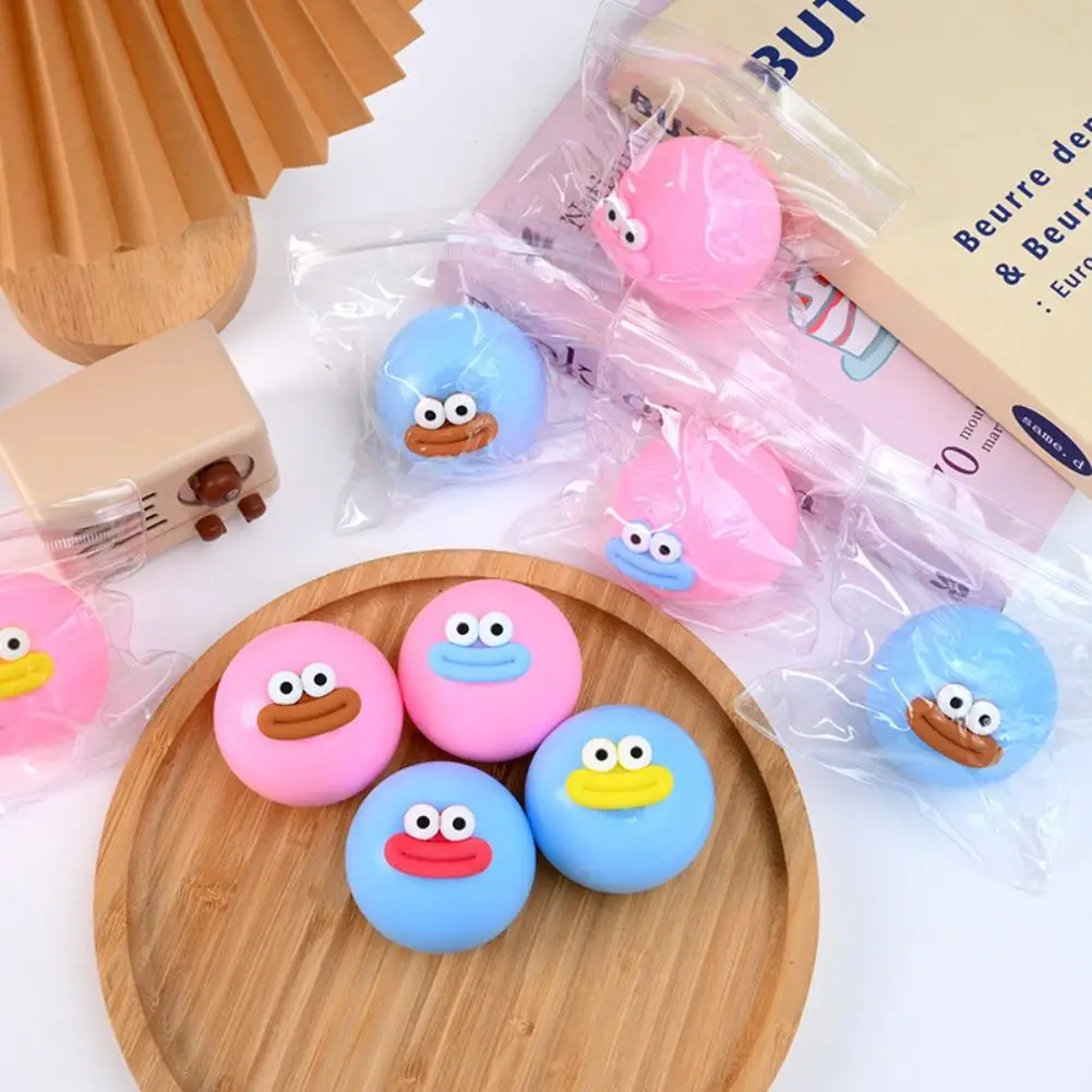 

Slow Rebound Sensory Squeeze Balls Cute Sausage Lips Face Squeezable Stress-Relief Toys Fun Toy Pressure Relief Tool