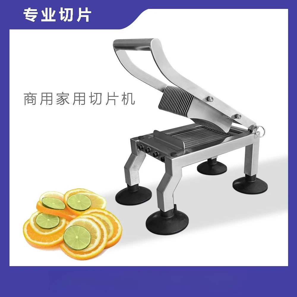 Commercial multifunctional slicer, vegetable cutter, manual stainless steel fruit and vegetable slicer