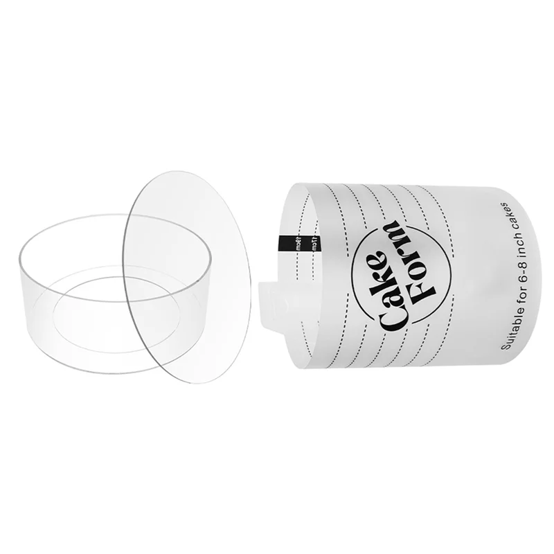 

ABCL Adjustable Round Ring Mould For Cake, Retractable For Fondant Tools, Acrylic Mousse Ring, Baking Tools 10Inch