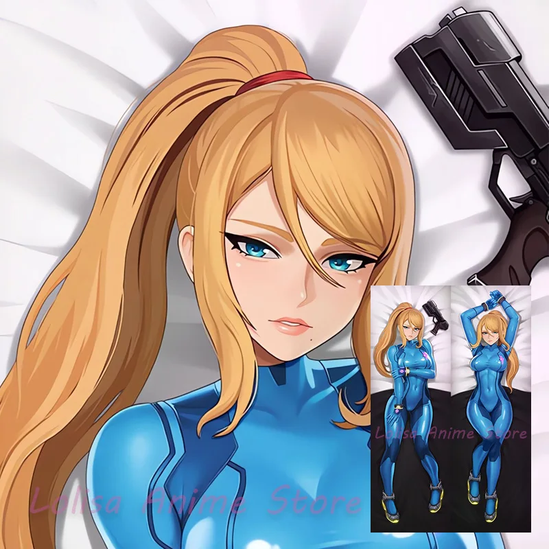

Dakimakura Samus Aran Anime Body Pillow Cover Double-sided Print Pillowcase Life-size Birthday Gifts