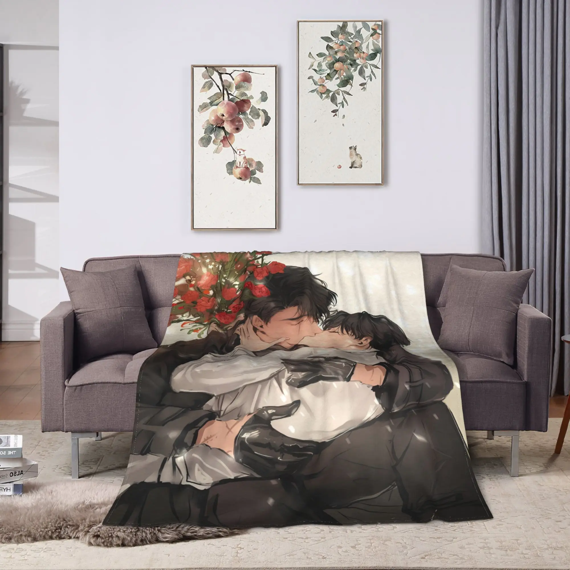 Omniscient Reader Viewpoint Yoo Joonghyuk Blanket  Travel Flannel Throw Blanket For Bedroom Soft Design Quality Bedspread Gift
