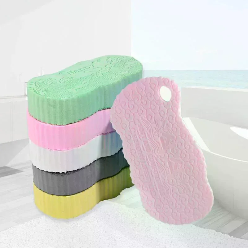 Bath Sponge Brush Exfoliating Scrubber Magic Rub Mud Sponge For Adults Baby Kids Household Shower Scrub Cloth Bathing Painless