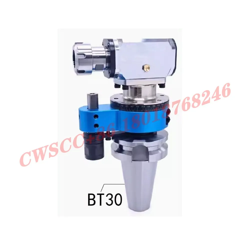 Machining Center BT50 BT40-ER32 90 Degree Side Light High Speed Cnc Right Angle Milling Head