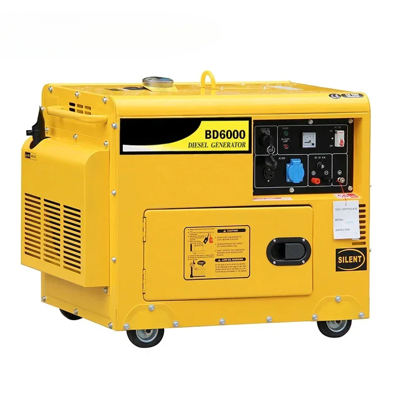 220V 380V 110V 5KVA 15KVA 4.5KW 4.6KW 5KW 5.5KW 6KW 6.5KW Portable Welding Silent Power Diesel Generator for Sale