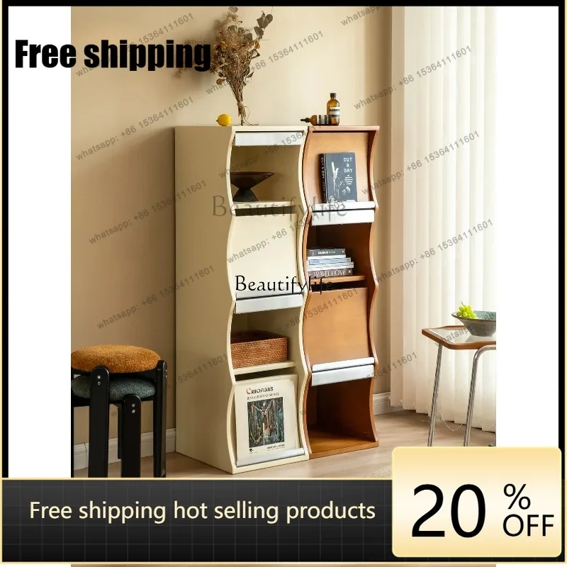 JJ Arc cabinet medieval solid wood side cabinet retro combination storage