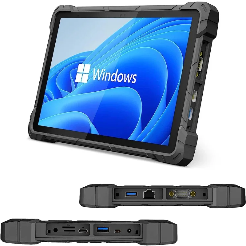 

Aotesier Industrial Rugged Windows 10 Pro Tablet PC Win10 Intel N4120 10.1" HD 8GB RAM 128GB WiFi RS232 USB 3.0