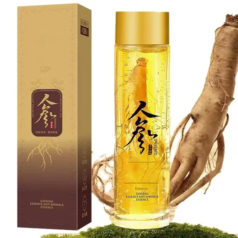 120ml Ginseng Extract Liquid,Korean Red Ginseng Anti Aging,Moisturizer,Fighting Collagen Loss,Reduces Wrinkles, Improves Sagging