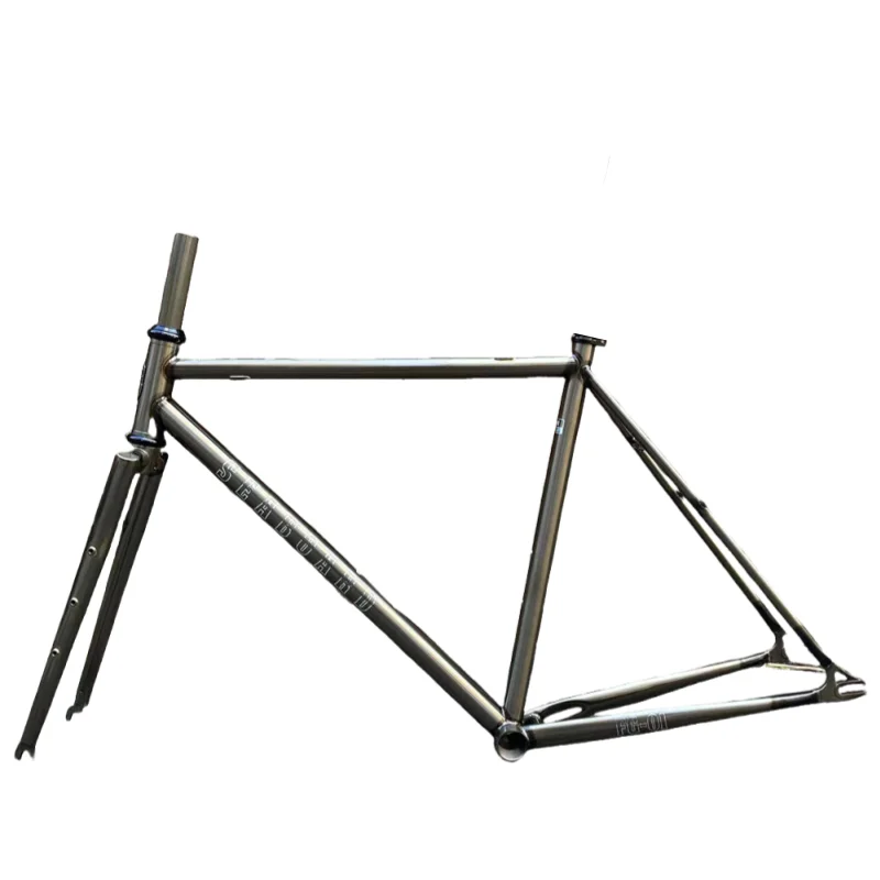 Seaboard FG01 Track Bike Frameset Single Speed Bicycle Framework Fixie Bikes Chorme Molybdenum steel Bicycle Frames 52/55/58cm