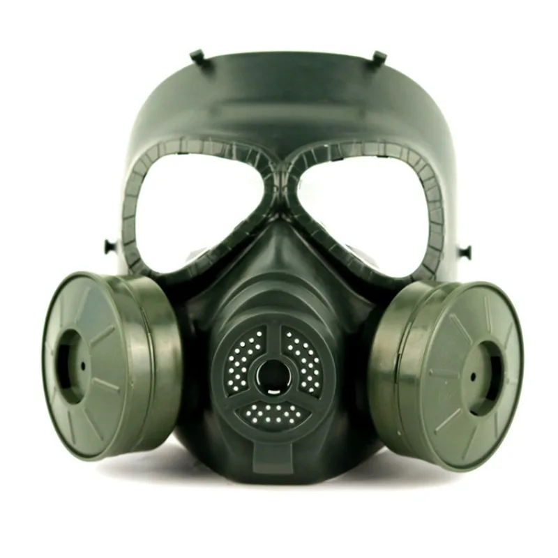 M04 Simulation Gas Mask Real Life Field Equipment No Gas Dual Fan Tactical Mask Model