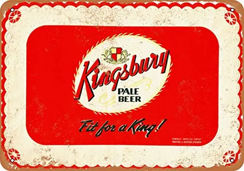 1pcs,Metal Sign - Kingsbury Pale Beer - Vintage Look