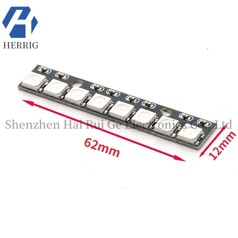 

1PCS 8-bit WS2812 5050 RGB LED built-in full-color driver lantern development board