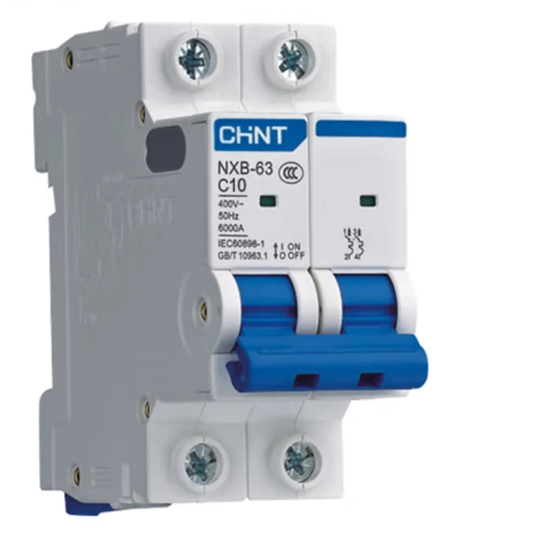 original chint mcb  NXB-63 1P  6A 10A 16A  25A 32A 50A 63A dc electrical mini circuit breakers price china manufacturer