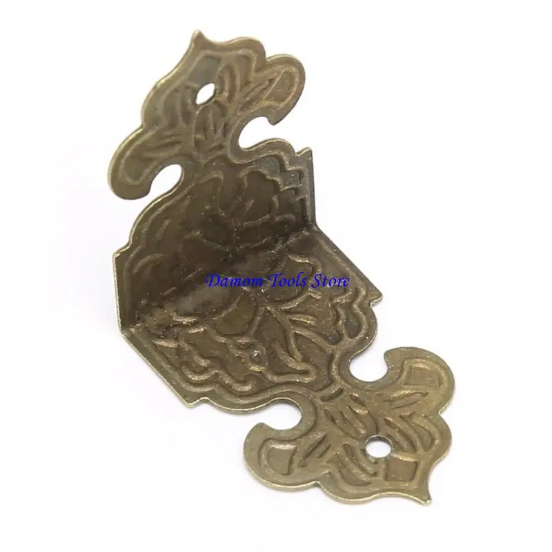 57BE 12xAntique Bronze Decorative Jewelry Box for Case Feet Leg Corner Protector