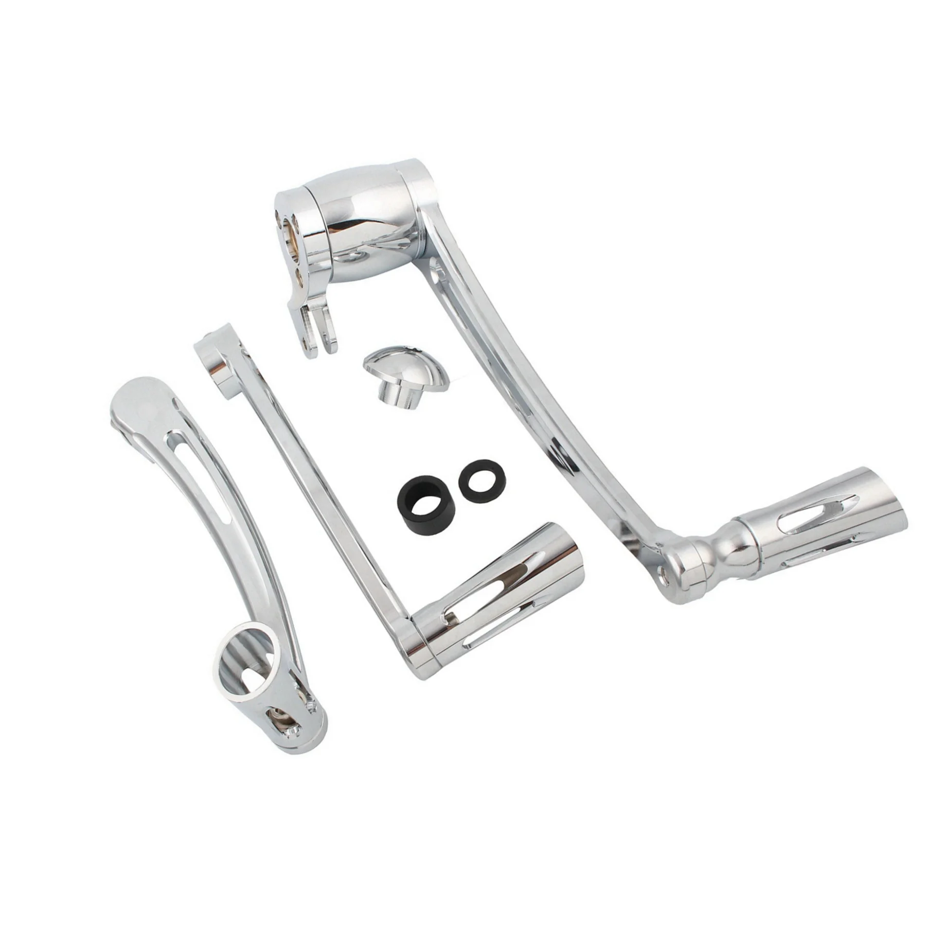 

1set Brake Arm Pedal Kit Shift Lever with Shifter Pegs For Harley Touring 2008-2013 Chrome