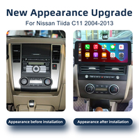 1920*720 CarPlay Android 14 Car Multimedia Player GPS Navigation WiFi 4G Bluetooth DSP Car Radio For Nissan Tiida C11 2004-2013