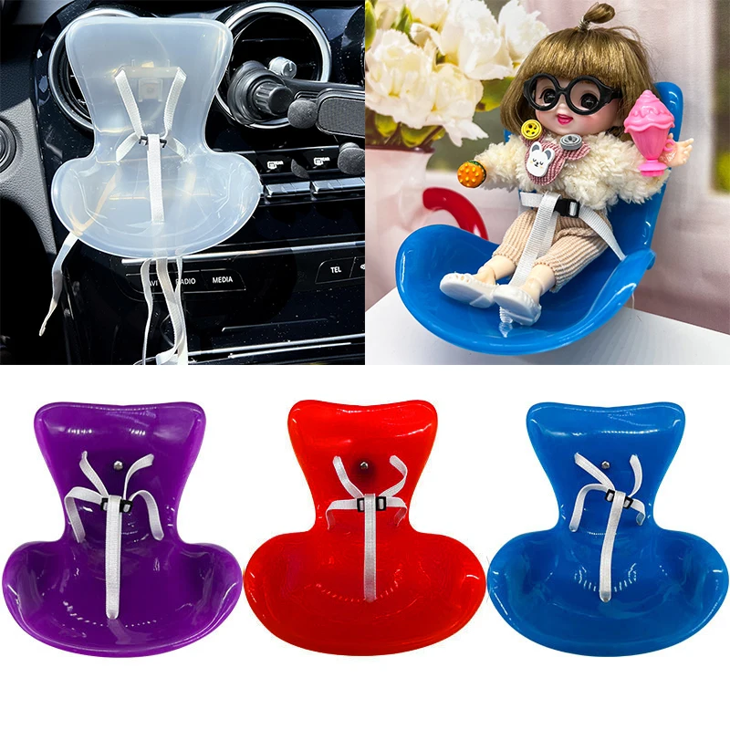 Dollhouse Car Safety Chair Doll Toy Accessories Car Air Conditioner Air Outlet Aromatherapy Clip Car Safety Seat Ornament Chair