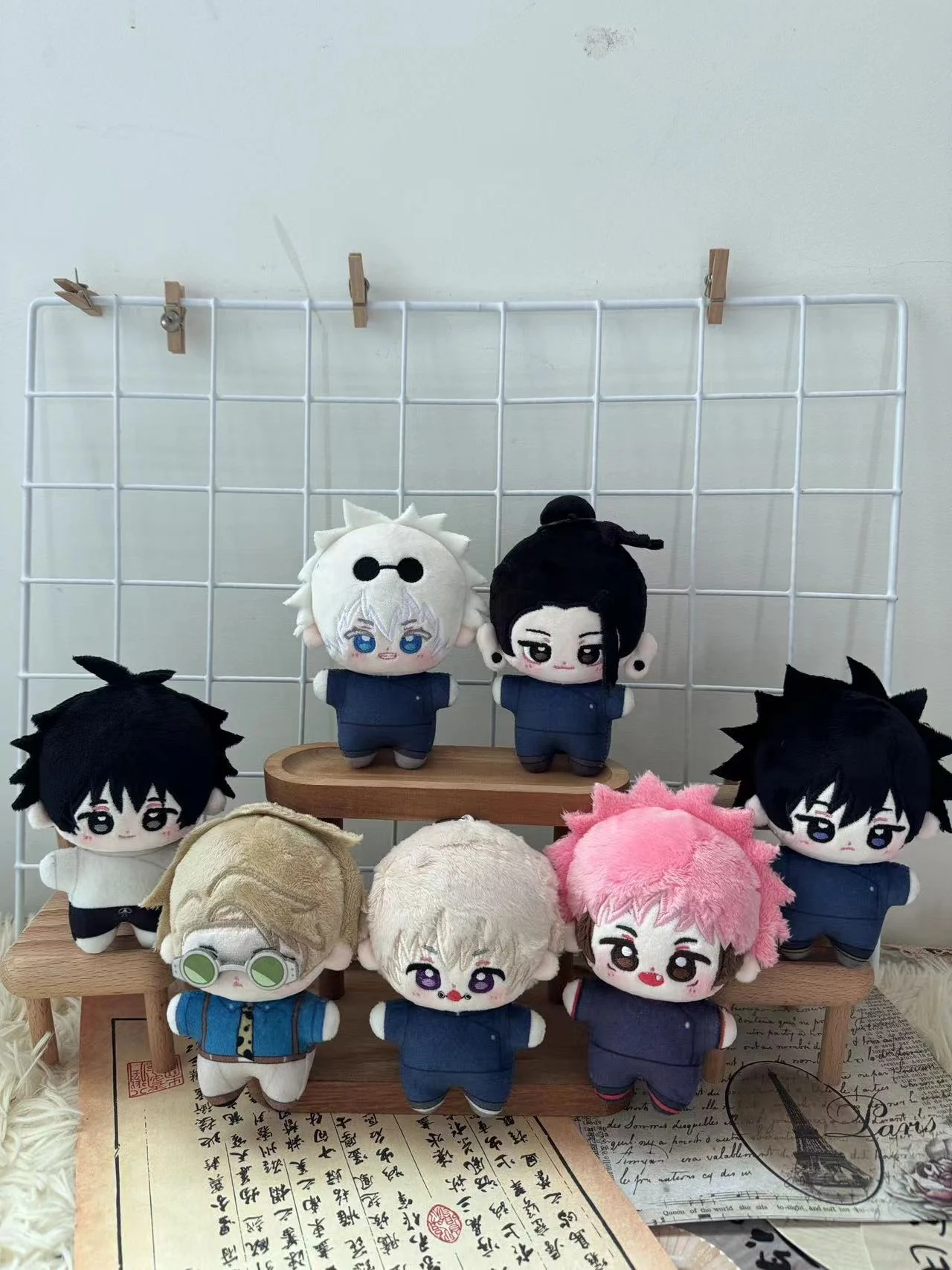 Anime Jujutsu Kaisen Gojo Satoru Fushiguro Megumi Nanami Kento Geto Suguru Okkotsu Yuta Itadori Yuji Idol Plush Keychain Pendant