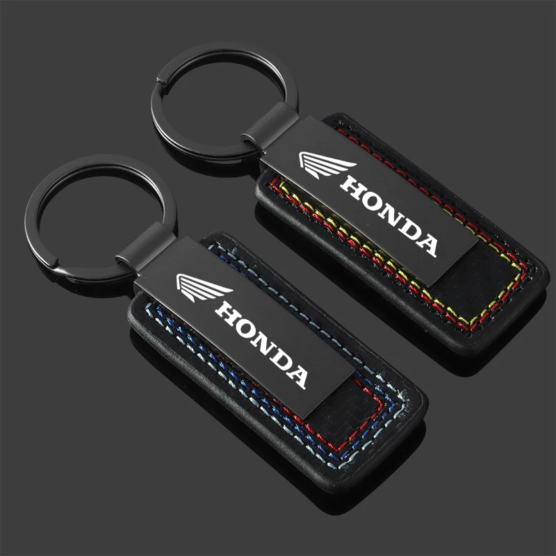 Car Emblems Keychain Key Ring Chain Pendant Gifts For Honda Civic Fit Accord CRV Spirior Odyssey CITY Envix Jade XNV Accessories