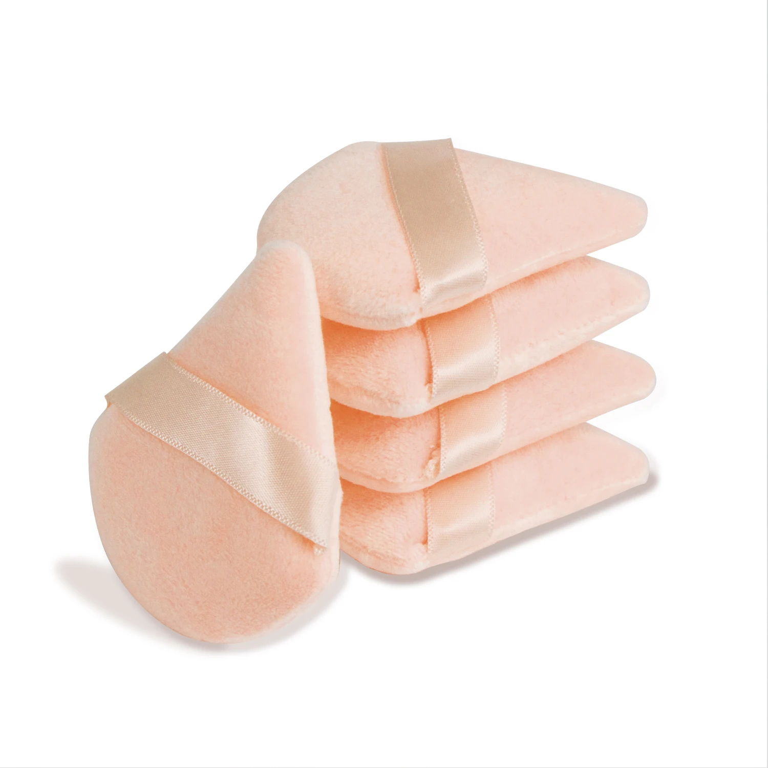 8 pezzi di trucco cosmetico spugna in polvere sciolta triangolo soffio privato floccato soffio di polvere utilizzato per il trucco del viso