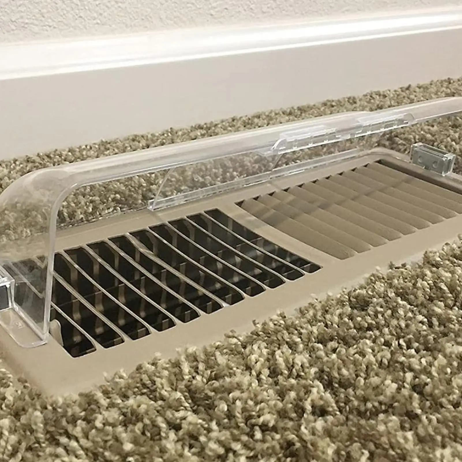 Home Air Vent Deflector PC Magnetic Heat Registers Double-layer Air Deflector For Floor Side Walls Ceiling Ventilation Openings