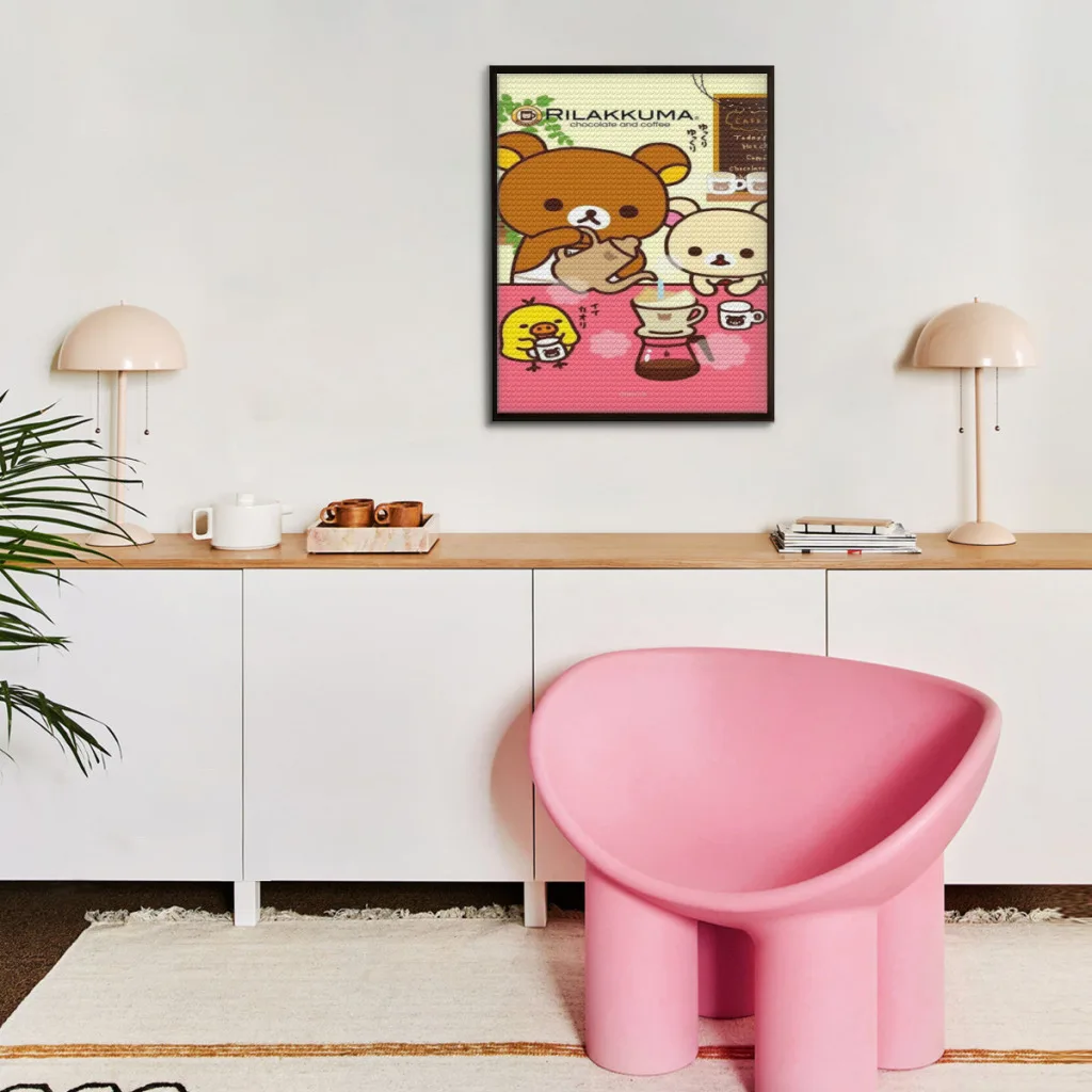 Rilakkuma Diamond Painting   Full Diamond Mosaic Embroidery Home Decor New