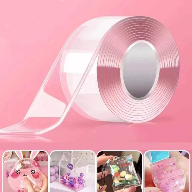 DIY Bubble Blowing Nanos Tape Kits Stress Relief Squeeze Toy Balloon Making Set Blowing Bubble Tape DIY Balloon Art Set