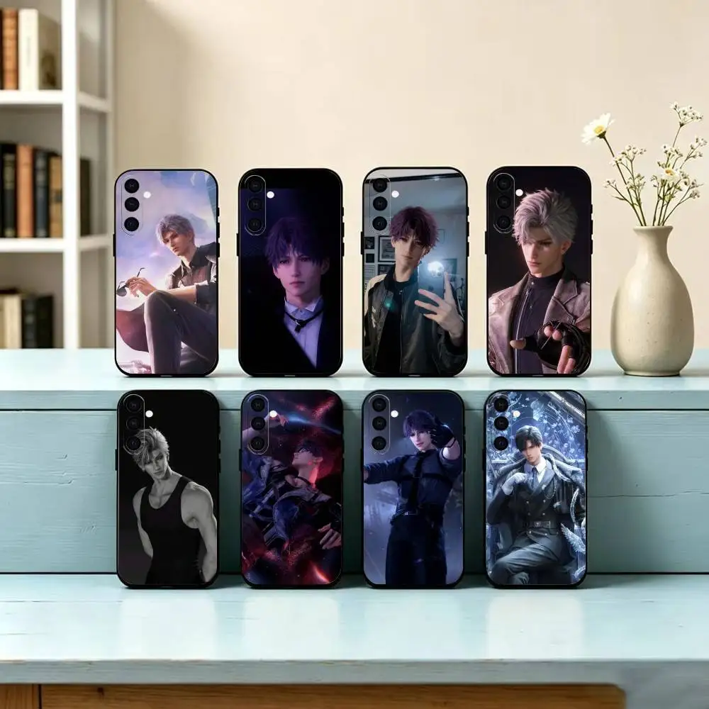 Love D-Deepspac Rafayel Sylus Phone Case For Samsung Galaxy A73,A72,A71,A70,A53,A52,A51,Soft Silicone Black Cover