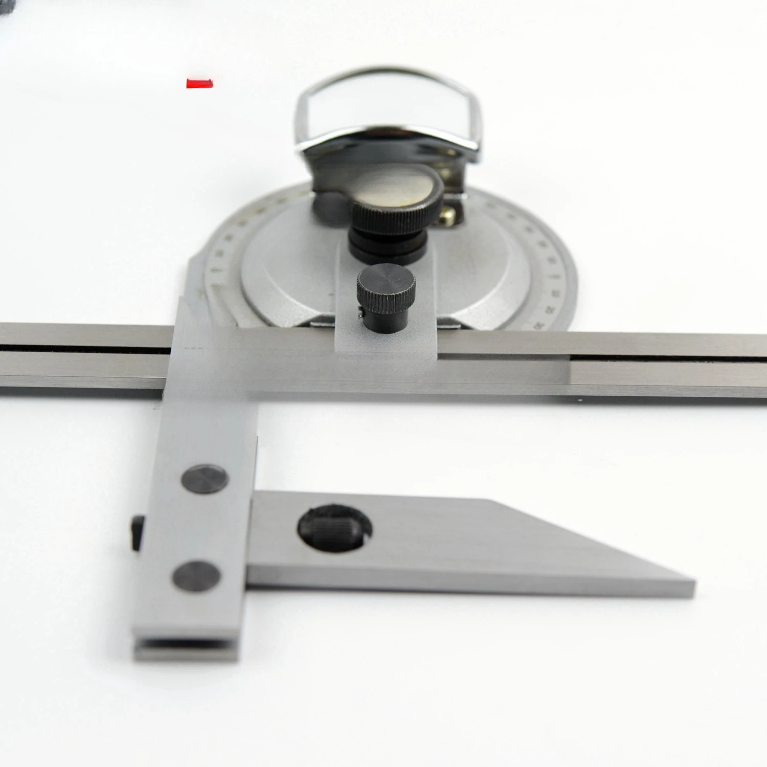 

0-360 degrees, accuracy 5 minutes, protractor universal angle ruler measuring instrument tool