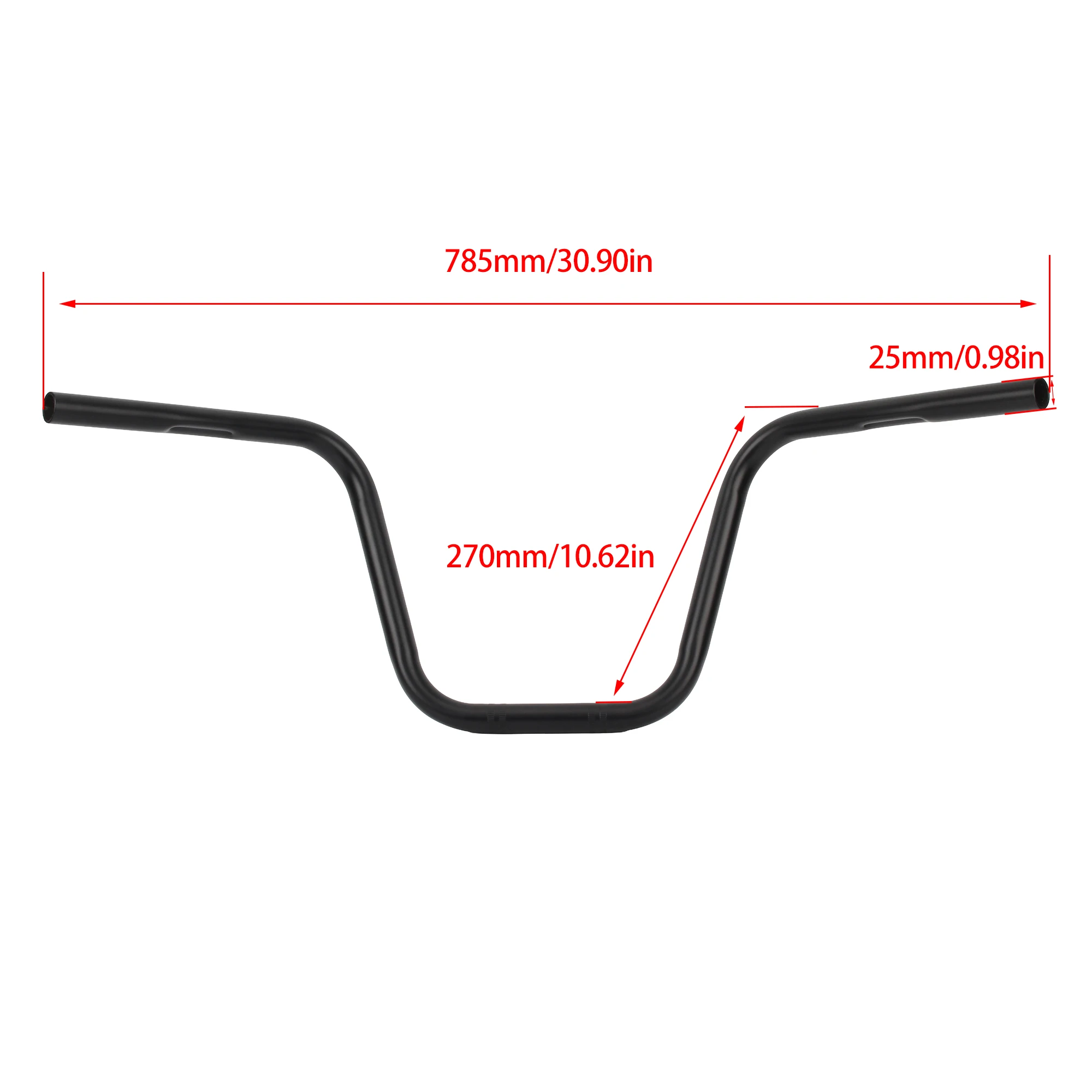 Motorcycle 25mm 22mm Handlebar Bar for Harley Sportster XL883 XL1200 X48 Dyna Road King Heritage Softail Retro Modification view 5