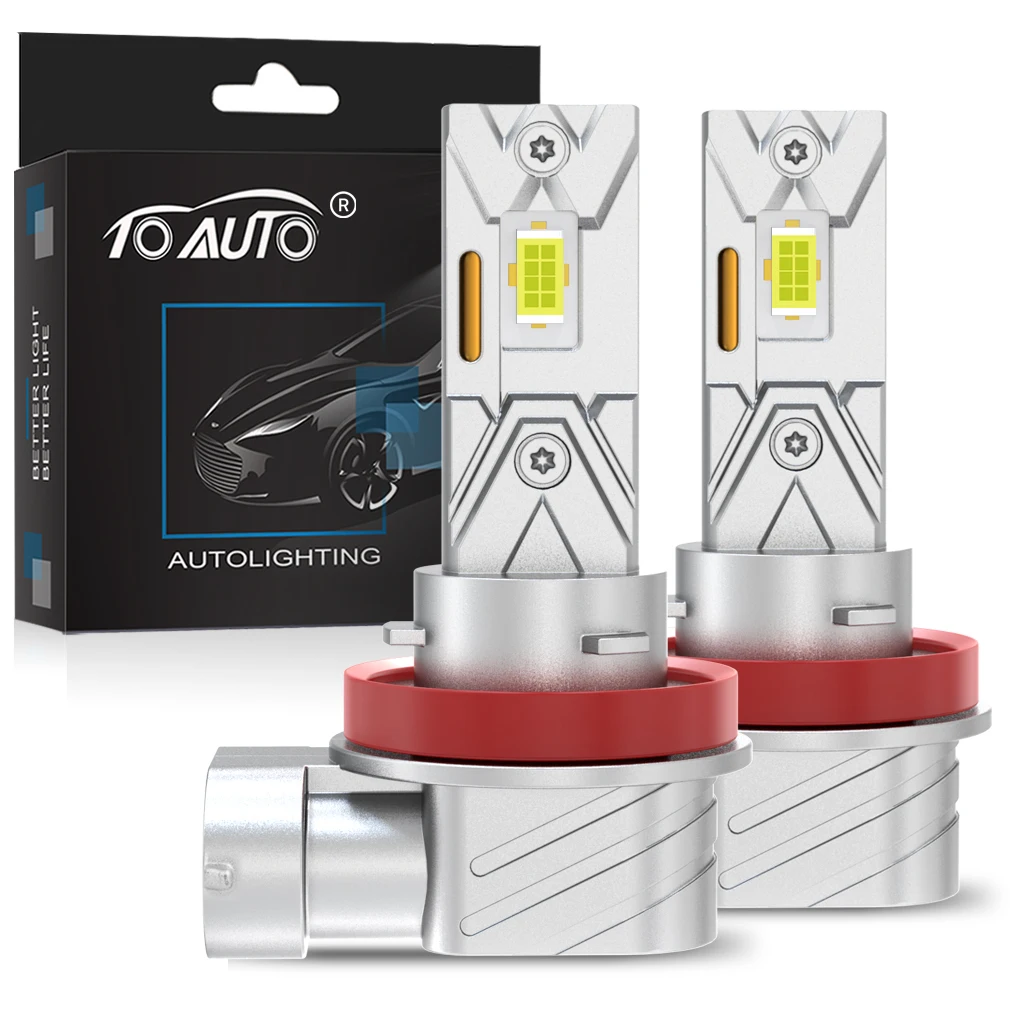 

H1 H3 H8 H11 Светодиодная автомобильная фара Canbus 9005 HB3 9006 HB4 Светодиодная противотуманная фара 20000LM 6500K CSP для автоматической диодной лампы 12 В