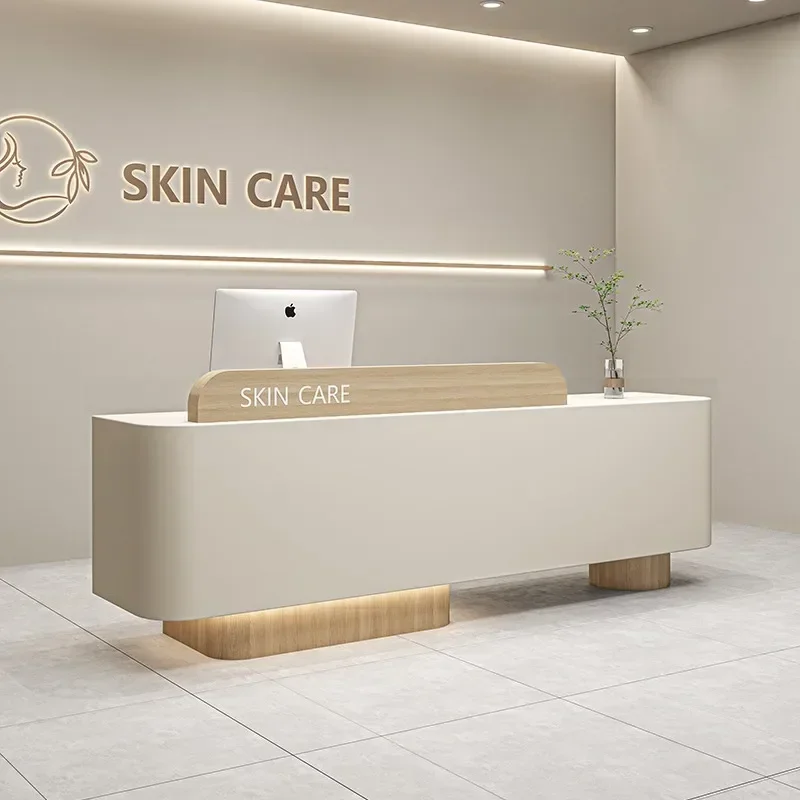 Beauty Salon Barber Shop Store Business Display Clothing Center Decor Cashier Reception Desk Office Furniture Bar Yoga Furniture