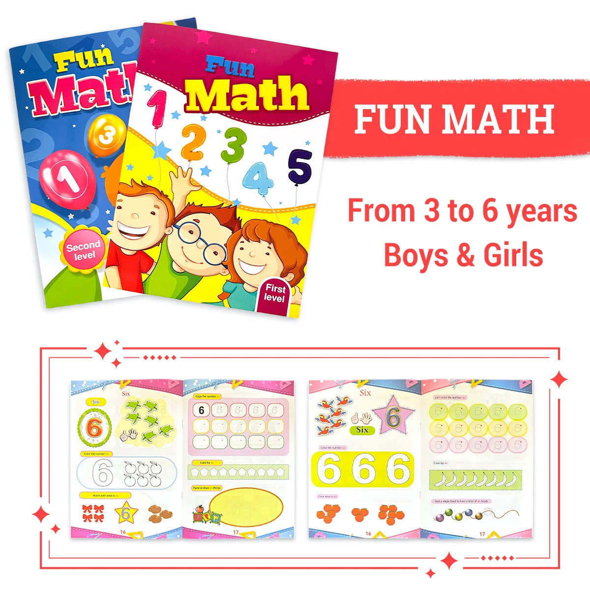 Children's Numbers Learning Book - Beautifully Illustrated Copying And Puzzle Enlightenment Educational Toy