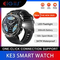 EIGIIS KE3 reloj inteligente Original para hombres 1,45 pulgadas HD rastreador de actividad/deporte reloj con frecuencia cardíaca presión arterial Monitor de sueño