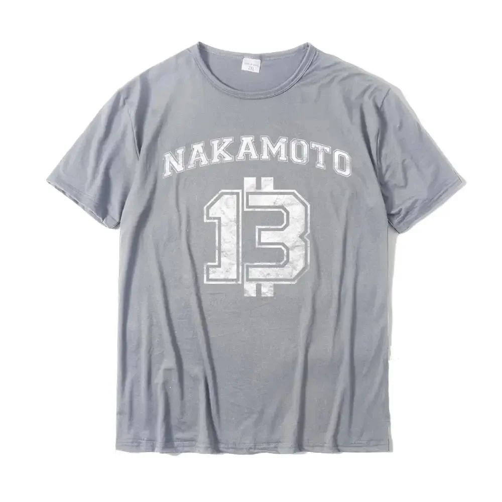 Satoshi Nakamoto Bitcoin Logo College Team Style Distressed Men T-Shirt Tops T Shirt Oversized Unique Cotton Men T Shirts Casual