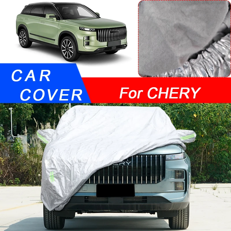 Para CHERY ARRIZO 8 JAECOO J7 J8 OMODA C5 S5 O5 Tiggo 2 3X 4 5X Pro 7Pro Max 8pro max 9 cubierta gruesa de 3 capas para coche impermeable para nieve