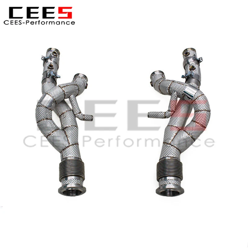 

cees Engine Exhaust Manifold for Lamborghini Revuelto 6.5L V12 2023-2025 Stainless Steel Free Flow Pipes Car Exhaust System