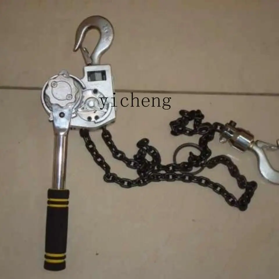 X6-2 Aluminum Alloy Chain Hand Hoist, Chain Wire Tightener Hand Wrench Hoist CnNGK Wire Tightener