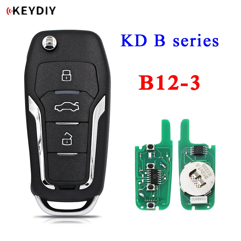 

KEYDIY B series B12-3 3 Button Universal KD Remote Control for KD-MAX KD900 KD900+ URG200 KD-X2 Mini KD for Ford Style