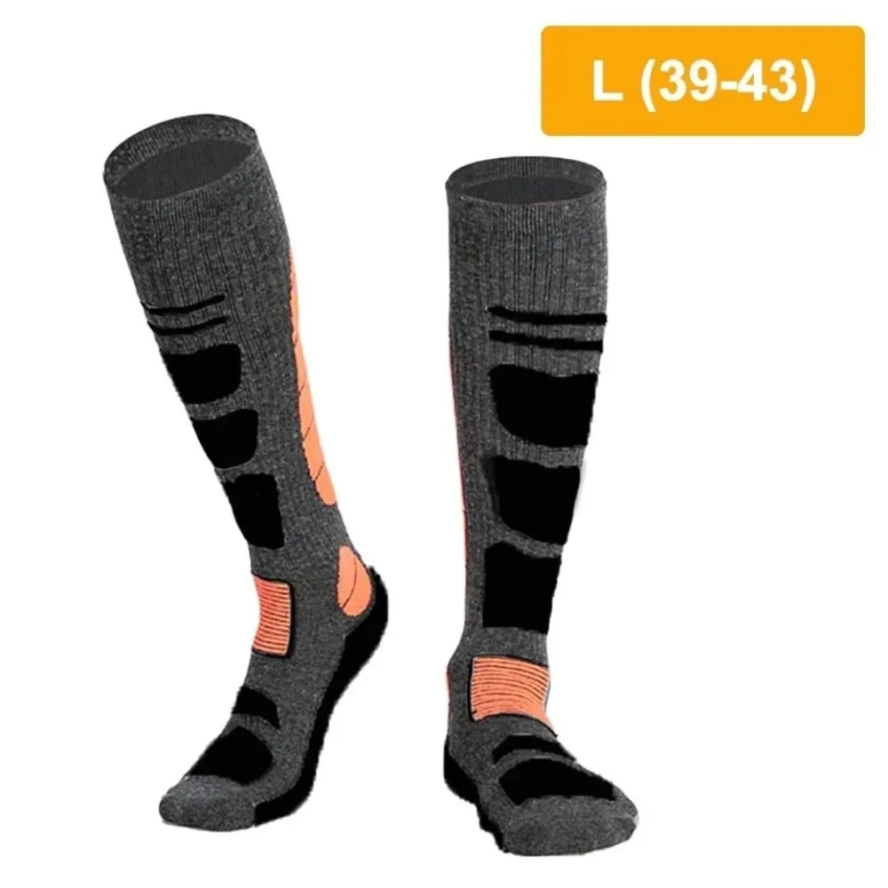 

Unisex Long Tube Skiing Socks Thickened Warm Thermal Sports Socks Shock-absorbing Arch Support Hiking Socks Winter Season