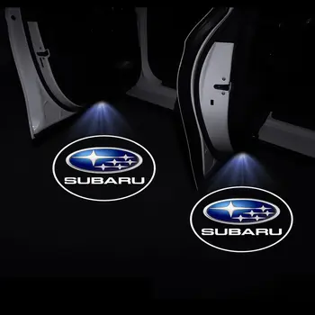 適用於斯巴魯森林人、翼豹、傲虎、力獅、馳鵬的無線汽車迎賓雷射LED投影燈,無線汽車配件 8 最佳銷售 速霸陸標誌 - №8