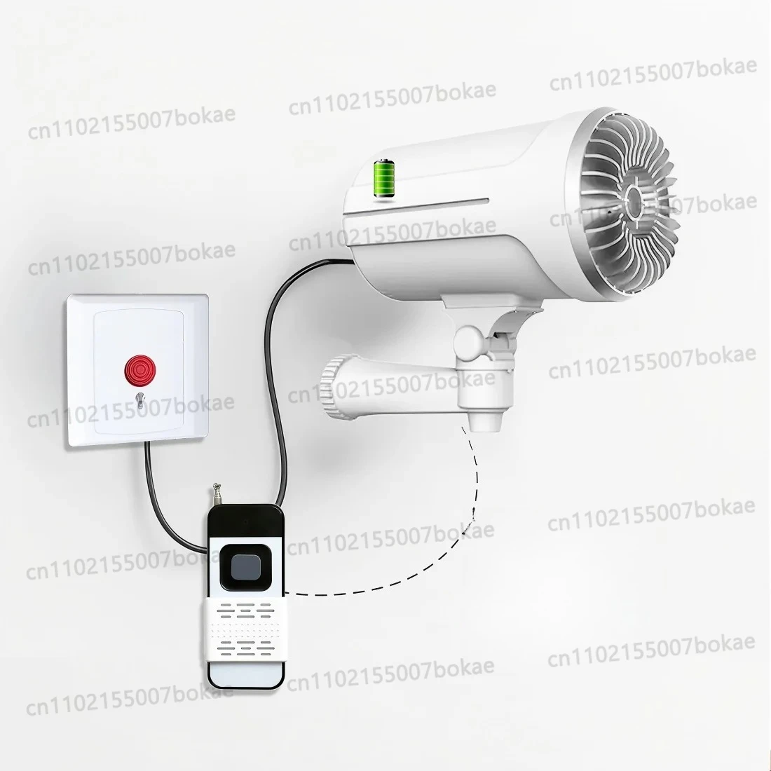 Enabled Remote Control SOS Button Triggered Motion Sensor Security Anti-Theft Fog Generator 150 Cubic Meters