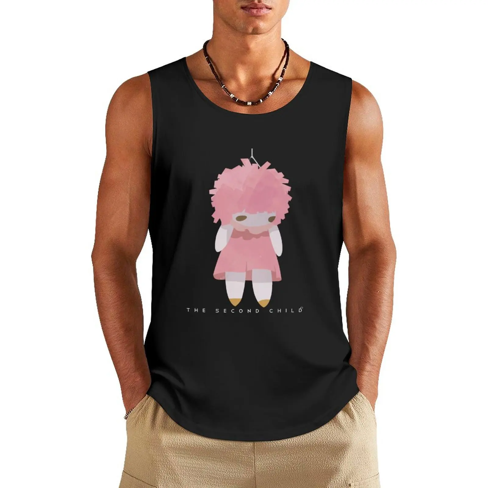 

The Second Child Tank Top summer clothes T-shirt sports Working vest