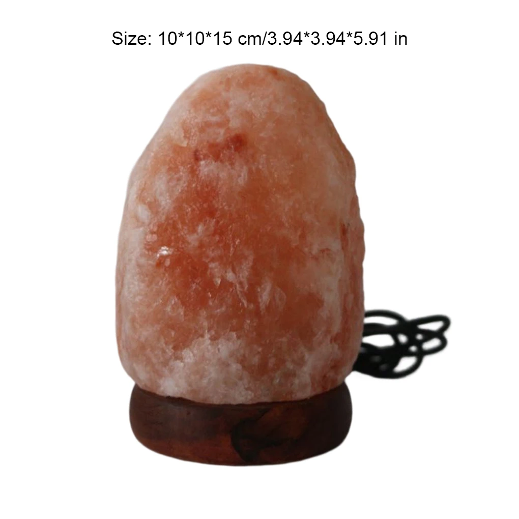 USB Table Night Light Desk Bedside Decoration Natural Salt Lamp Home Office Dining Room Lighting Supplies for Kids