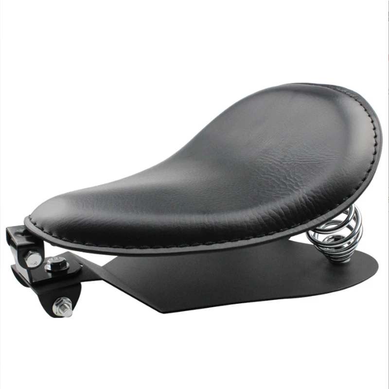 

For Honda Bobber Shadow VT 600 700 1300 for Suzuki Bobber Motorcycle Spring Solo Seat Base Saddle Leather Driver Seat Accessorie