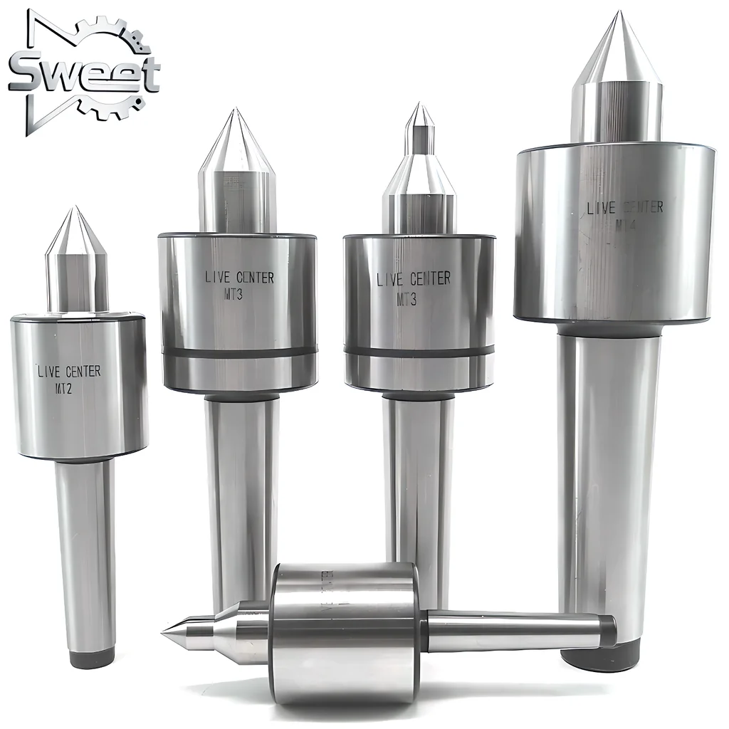 Pusat Putar MT1, MT2, MT3, Mesin Bubut Baja MT4, Alat Lancip Pusat Bergerak, Mesin Bubut Kayu, Pusat Penggilingan Putar Waktu Nyata CNC