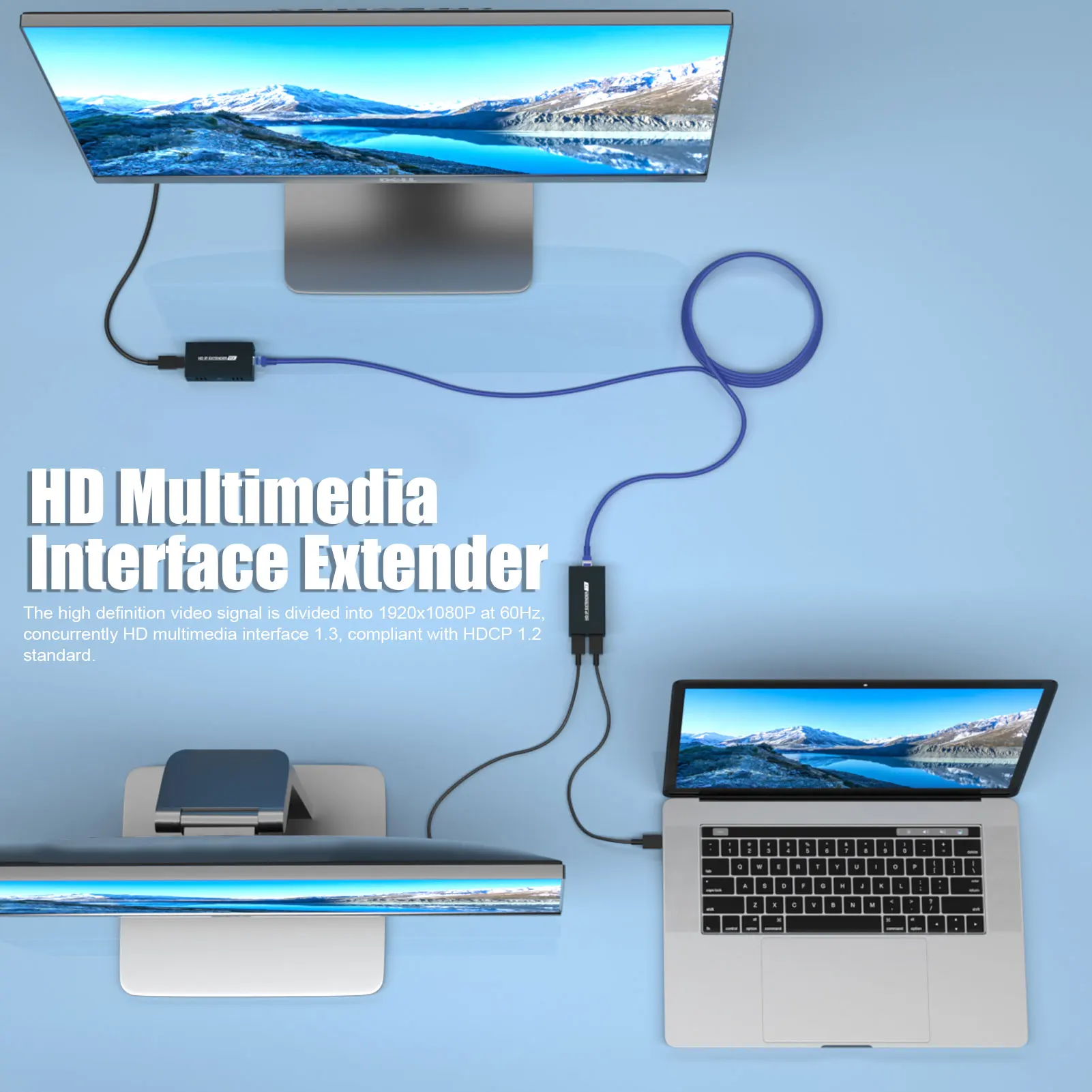 

Удлинитель HDMI-интерфейса, передатчик-приемник HDMI для передачи сигнала