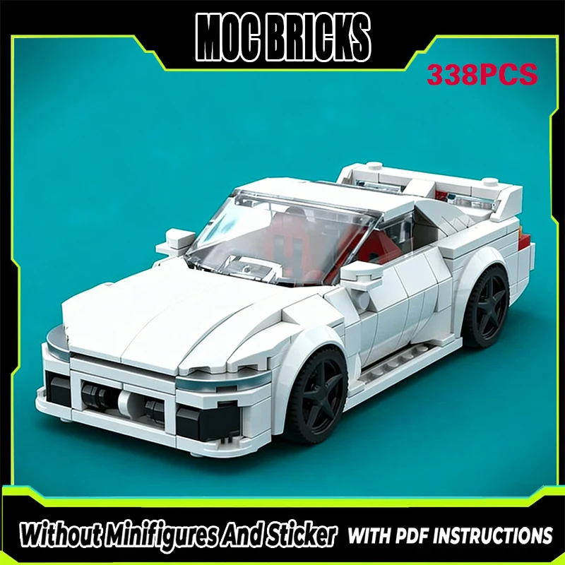 

Speed Racing Car Model MOC Building Bricks Silvia S15 Spec-R Hypercar Modular Technology Gift Holiday Assemble Children Toy Suit