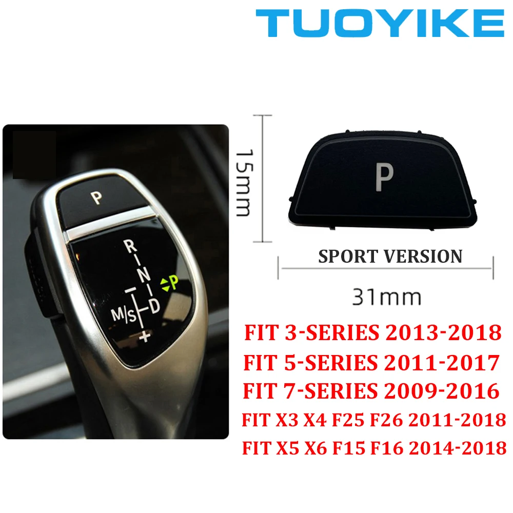 LHD RHD Echte Keramik Schalthebel Knopf Abdeckung Für BMW M Sport F20 F22 F30 F35 F32 F36 F10 F18 F07 F06 F01 F02 X3 X4 F25 F26