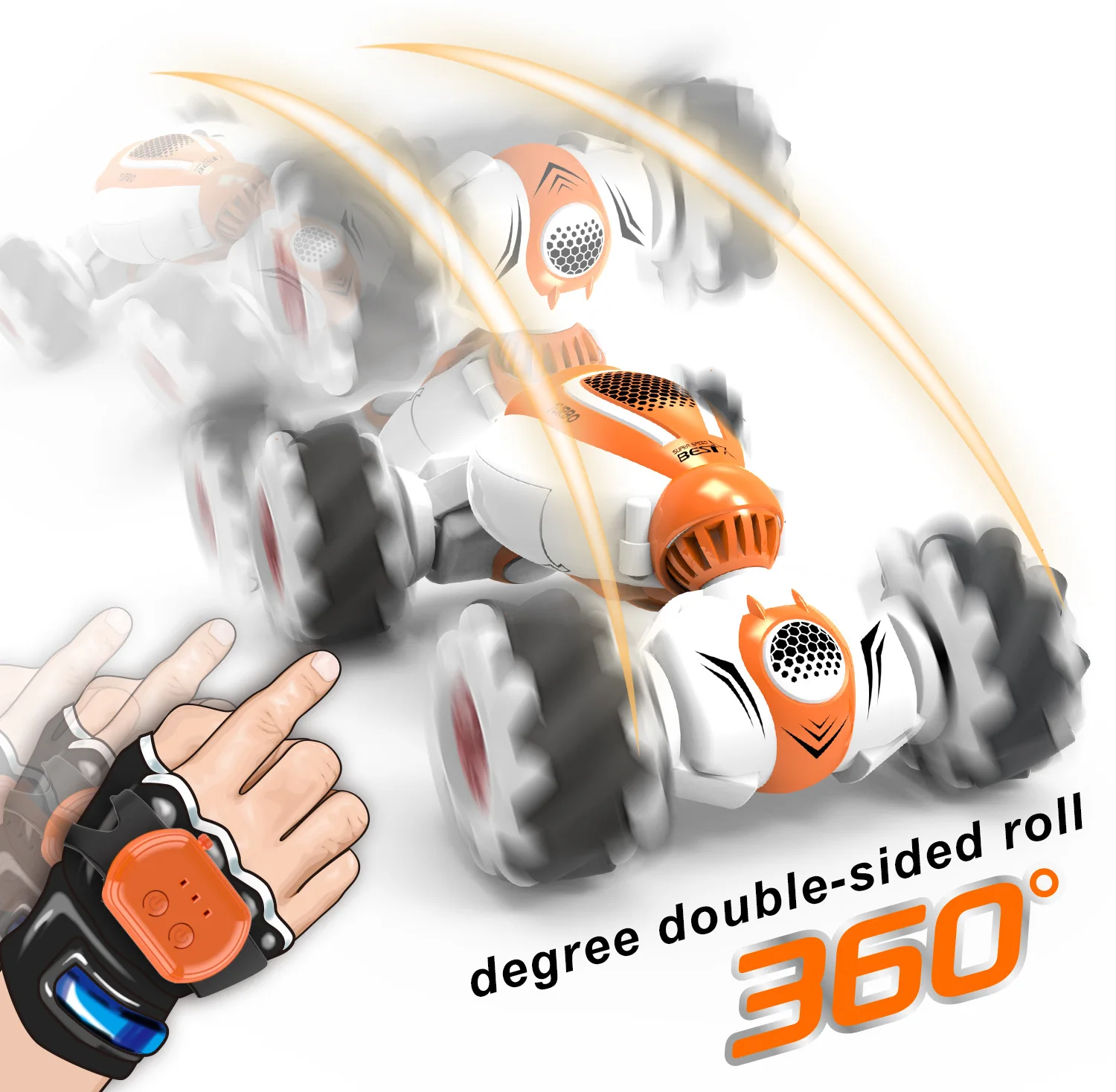 2.4G Rc Stunt Car Gesture Sensor Twist Drift Car 4WD Remote Control Climbing Car Toys Christmas Gifts For Boys Girls